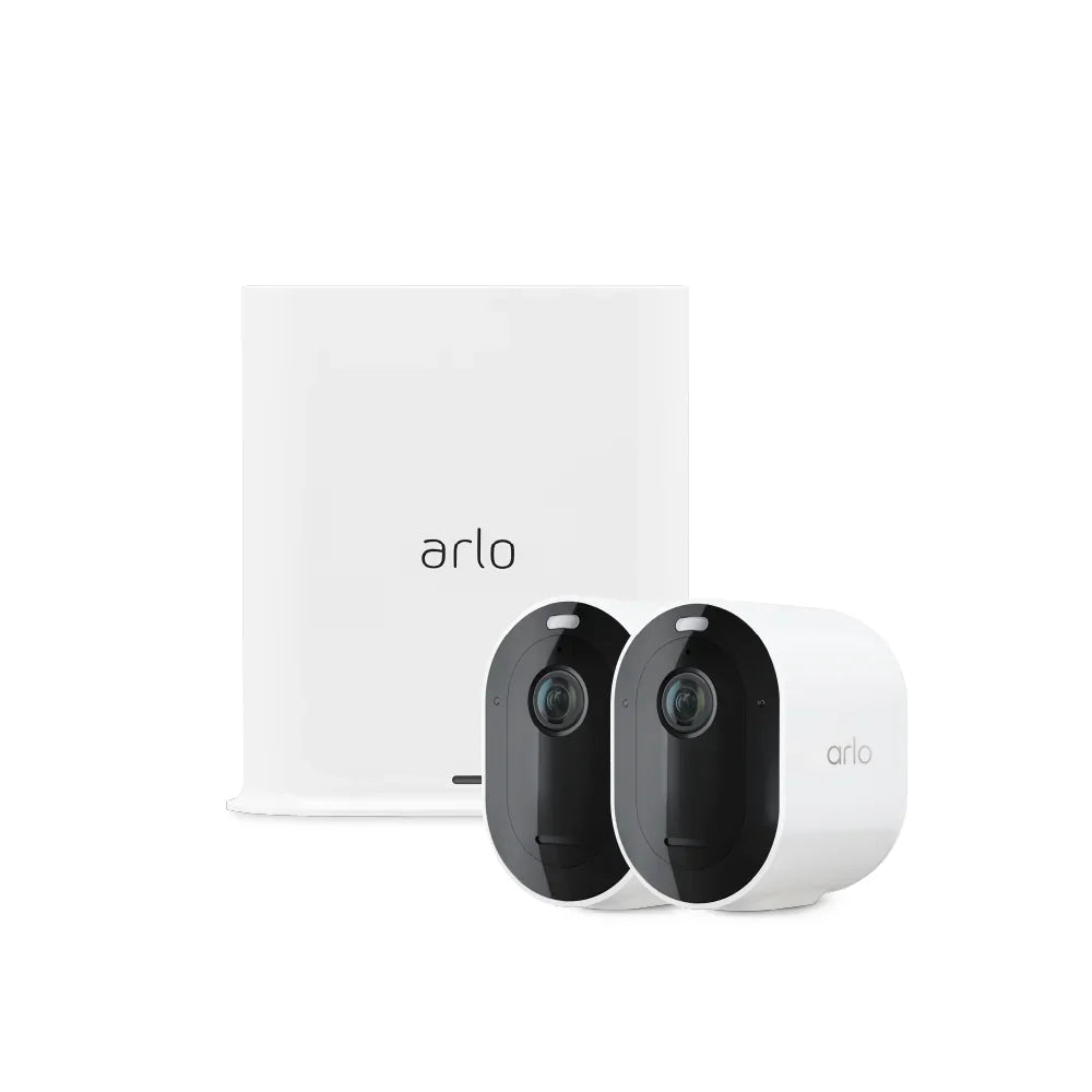 Arlo Pro VMC4260P 2K Quad HD Wireless HDR Security Camera Bundle Cameras with Smarthub