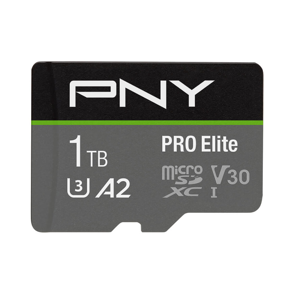 PNY PRO Elite Class 10 U3 V30 microSD Flash Memory Card 1TB