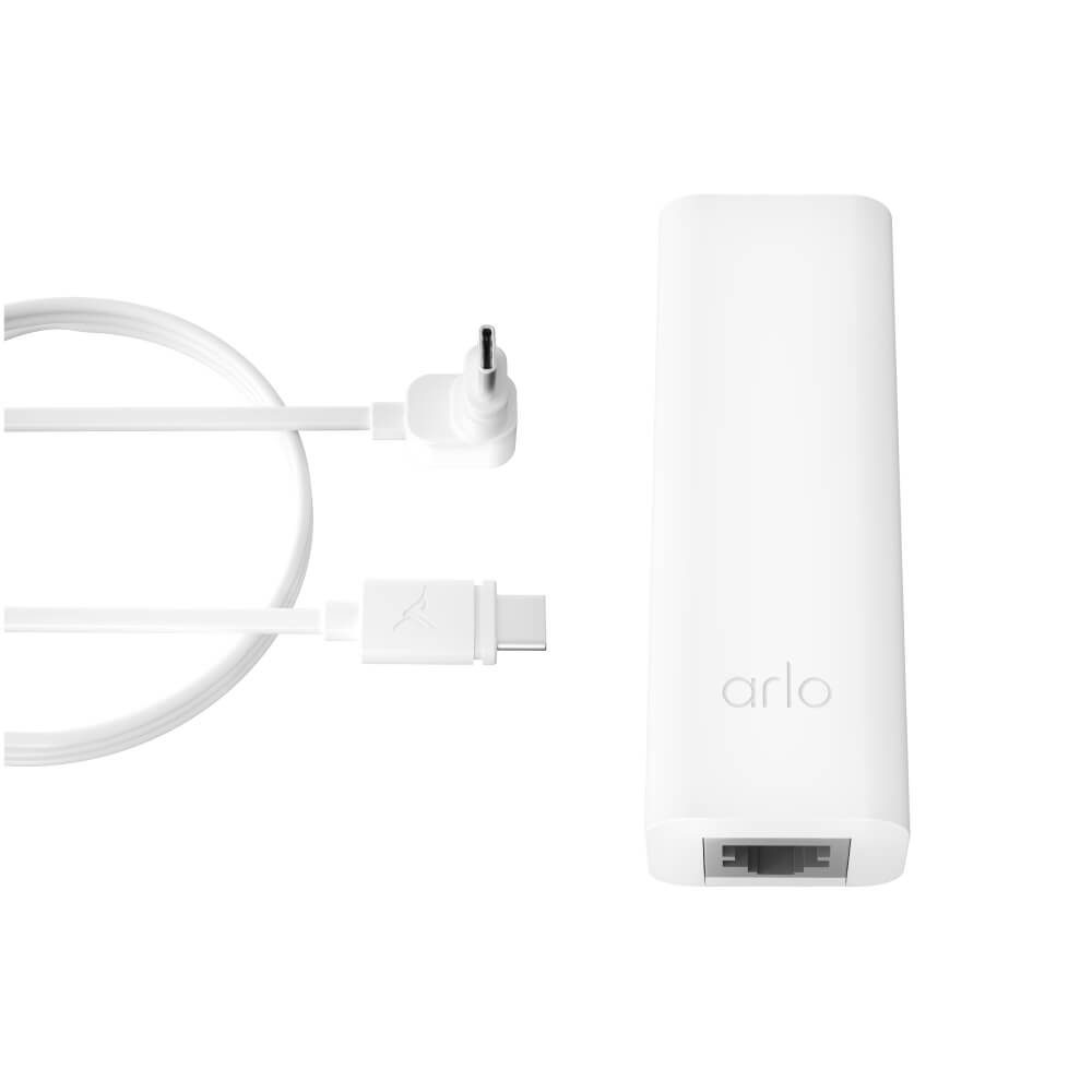 Arlo Essential VMC3060 2K Security Camera with Power Over Ethernet Adapter (PoE)