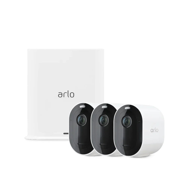 Arlo Pro 5 VMC4360P 2K Quad HD Wireless HDR Security Camera Bundle - 3 Camera