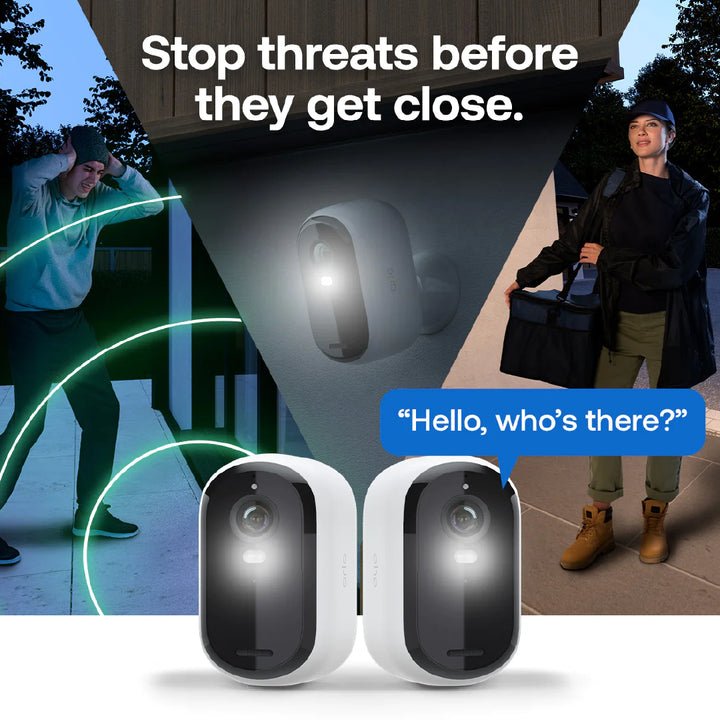 Arlo Essential 3 2K Outdoor Wireless Battery-Powered Security Camera With Spotlight - 1 Camera Pack