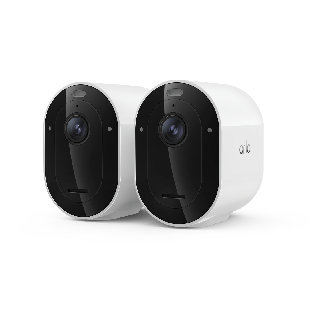 Arlo Pro 6 2K+ Outdoor Wireless Battery-Powered Security Camera With Spotlight - 2 Camera Pack