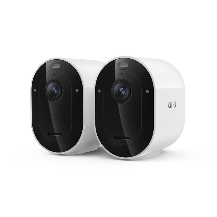 Arlo Pro 6 2K+ Outdoor Wireless Battery-Powered Security Camera With Spotlight - 2 Camera Pack