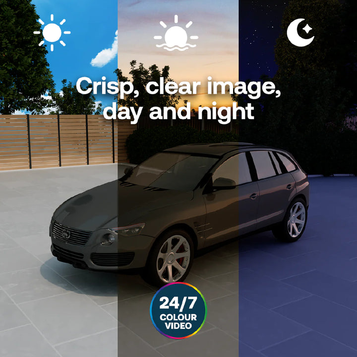 Arlo Pro 6 2K+ Outdoor Wireless Battery-Powered Security Camera With Spotlight - 2 Camera Pack