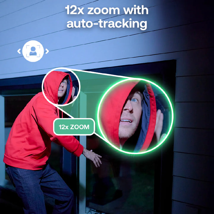 Arlo Pro 6 2K+ Outdoor Wireless Battery-Powered Security Camera With Spotlight - 2 Camera Pack