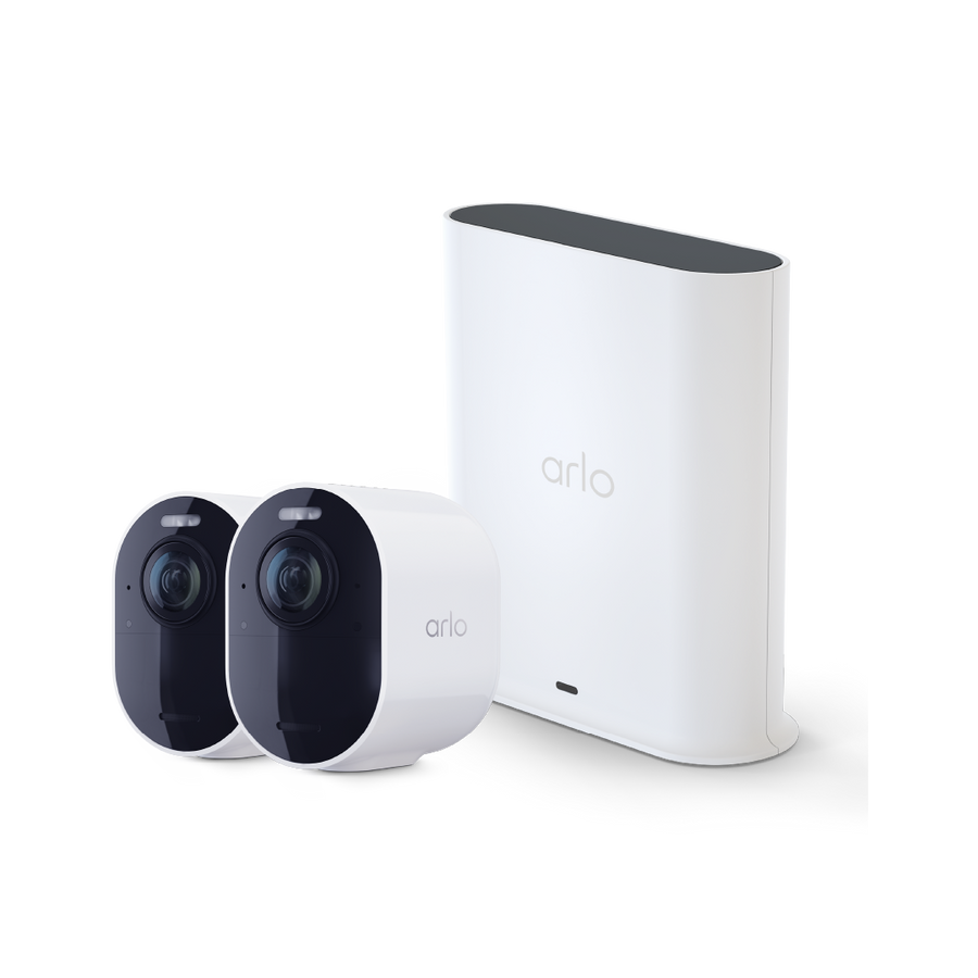 Arlo Ultra 3 4K Outdoor Wireless Battery-Powered Security Camera With Spotlight - 2 Camera Pack