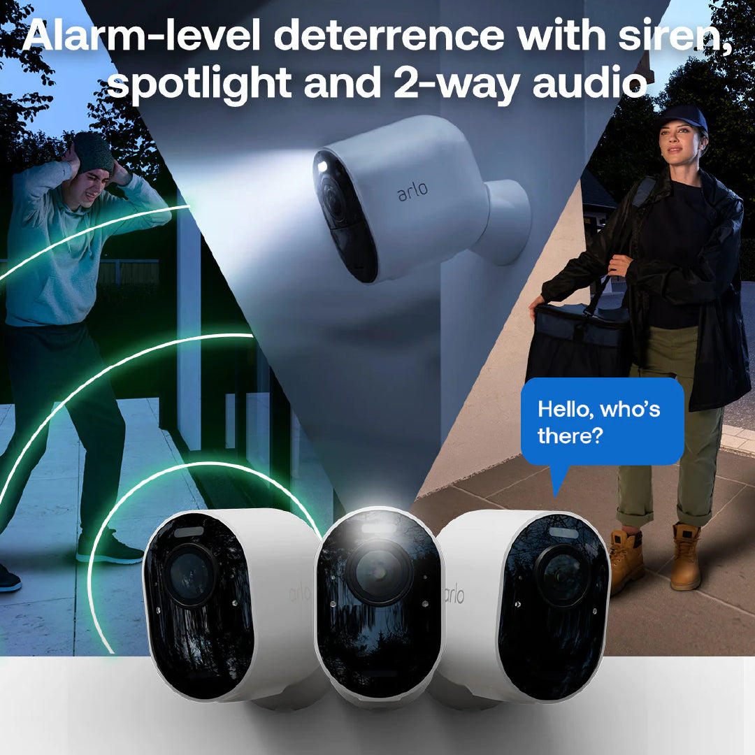 Arlo Ultra 3 4K Outdoor Wireless Battery-Powered Security Camera With Spotlight - Add On Cam