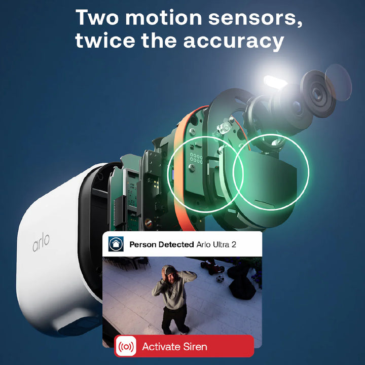 Arlo Ultra 3 4K Outdoor Wireless Battery-Powered Security Camera With Spotlight - Add On Cam