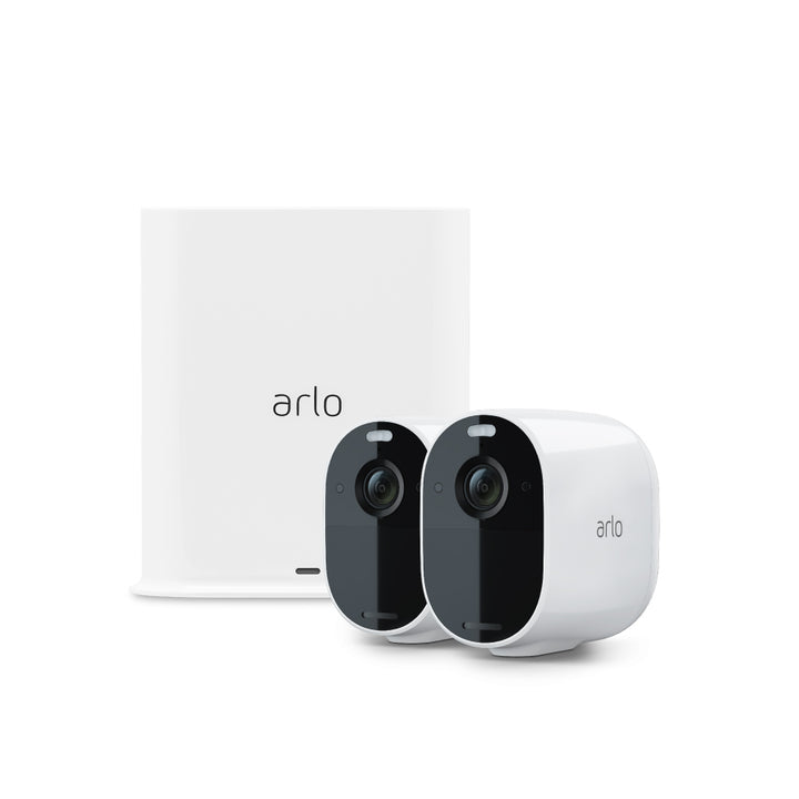 Arlo Essential Full HD Wireless HDR Spotlight Security Cameras Bundle - 2 Cameras