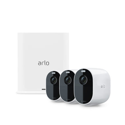 Arlo Essential Full HD Wireless HDR Security Camera Bundle - 3 Cameras
